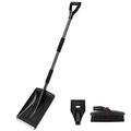 Snow Shovel 3 in 1 Snow Shovel Detachable Snow Remover Comfortable Anti-Freeze Snow Scraper with Snow Brush Ice Scraper for Yard