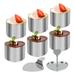 Dessert Rings Food Rings 6 Pieces Kitchen Rings Stainless Steel Ring Set Small Mousse Rings