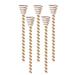 5PCS Electroculture Plant Stakes Long Copper Plant Garden Stakes Electroculture Copper Coil Antennas for Growing Garden