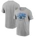 Men's Nike Heather Gray Detroit Lions Vintage Essential T-Shirt