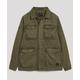 Superdry Military-Jacke M65 Herren dusty olive green, Gr. L, Baumwolle, Jacke aus reiner Baumwolle