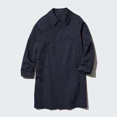 Uniqlo - Two-Way Single Breasted Coat - Blue - 3XL