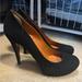 Gucci Shoes | Authentic Gucci Black Suede Round Toe Stiletto Platform Heels Eu Size 40 Or Us 9 | Color: Black | Size: 9