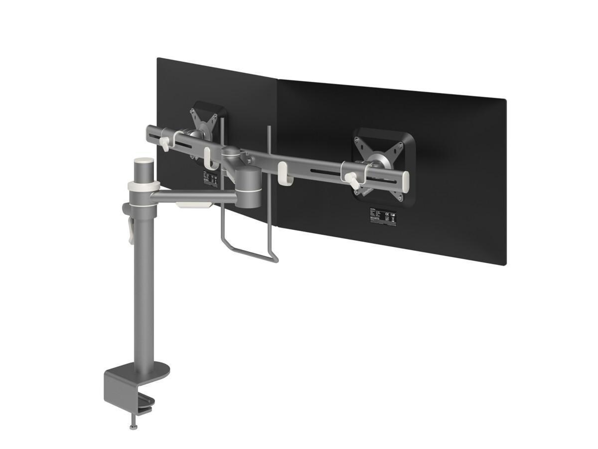 Dataflex Viewmate Monitor Tischhalterung für 2 Monitore (52.602), silber Image