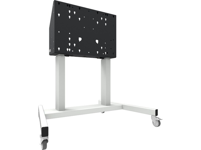 SmartMetals Mobiler Bodenlift mit Kollisionsschutz max. 86 Zoll, weiß Image