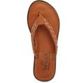 Anthropologie Shoes | Anthropologie Sbicca Leather Sandal Hand Made Flip Flop Size 7.5 | Color: Black/Brown | Size: 7.5