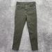 American Eagle Outfitters Jeans | American Eagle Jeans Womens 8 Reg Army Green Super Hi Rise Jegging Denim Preppy | Color: Green | Size: 8