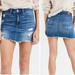 American Eagle Outfitters Skirts | American Eagle Ae Next Level Stretch Distressed Denim Cut Off Mini Skirt - 8 | Color: Blue | Size: 8