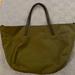 Zara Bags | Army Green Zara Tote Bag With Separate Inside Pouch | Color: Green | Size: Os