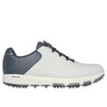 Skechers Men's GO GOLF PRO 6 SL - Twist Shoes | Size 13.0 | Light Gray/Charcoal | Leather/Synthetic/Textile | Arch Fit