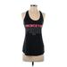 Under Armour Tank Top Black Graphic Scoop Neck Tops - Women's Size Medium