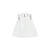 Burberry Sleeveless Polo Shirt: White Print Tops - Kids Girl's Size 3