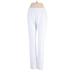 Soft Surroundings Casual Pants - Mid/Reg Rise: White Bottoms - Women's Size Medium Tall