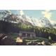 GUOHLOZ Impossible Puzzle-1500 Pieces, Multi-Colour, Snow, Mountains, Hut, 87x57cm