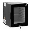 Royal Catering RCGK-MBG33L Mini Bar 25L Glass Door Black Hotel Mini Bar Fridge Hotel Fridge