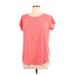 Eddie Bauer Active T-Shirt: Red Activewear - Women's Size Large