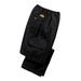 Blair Men's Haband Men's Casual Joe® Stretch Waist Poplin Cargo Pants - Black - 46