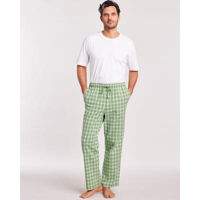 Blair Men's John Blair® Plaid Sleep Pants - Green - M