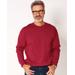 Blair Men's John Blair Everyday Jersey Knit Long-Sleeve Pocket Tee - Red - 5XL