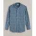 Blair Men's JohnBlairFlex Long-Sleeve Woven Plaid Shirt - Blue - M