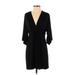 Rachel Pally Casual Dress - Wrap: Black Solid Dresses - Women's Size X-Small