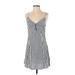 Divided by H&M Casual Dress - Mini: Blue Stripes Dresses - Women's Size X-Small