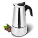 KingSo Stovetop Espresso Maker, Moka Pot, Italian Coffee Maker 450Ml/15Oz/9 Cup (Espresso Cup=50M), Stainless Steel in Black/Gray | Wayfair