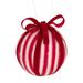 Northlight Seasonal No Pattern Ball Ornament Fabric in Red | 4 H x 4 W x 4 D in | Wayfair NORTHLIGHT DF94858