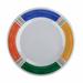 Wrought Studio™ G.E.T. 10.5" Heavy-Duty Wide Rim Melamine Plastic Dinner Plate Set of 12 Melamine in Black | 10.5 W in | Wayfair