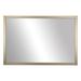 Ebern Designs Zarif Framed Wall Mirror Ideal for Bathroom Mirror/Vanity Mirror. Includes Safety Backing. in Brown | 22 H x 30 W x 1 D in | Wayfair