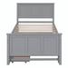 Red Barrel Studio® Amarjit Pine Wood+MDF Platform Storage Bed Wood in Gray | 41.3 H x 80 W x 97.6 D in | Wayfair 4A9B45D901B64AB5BD6B75DB08B75940