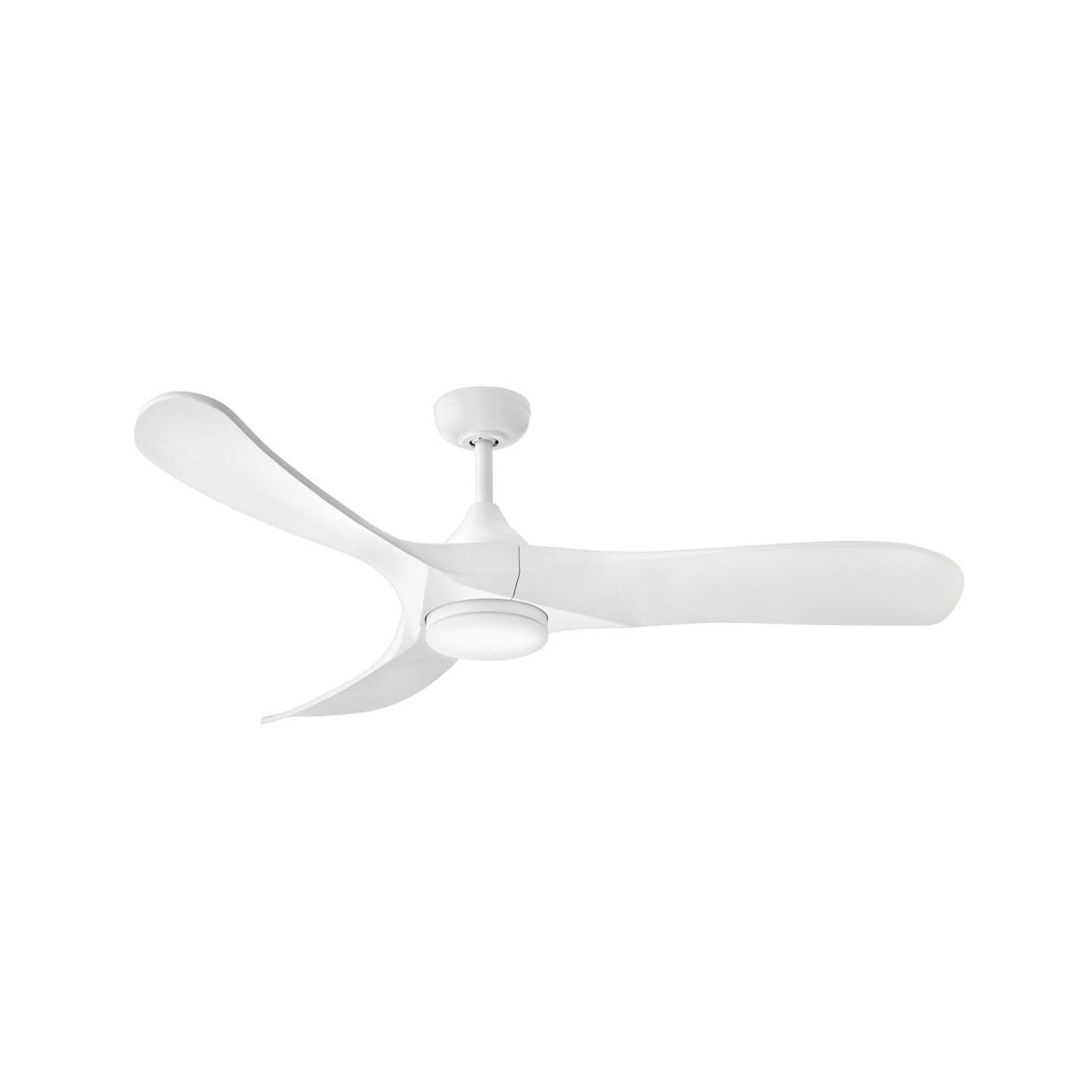 Hinkley Lighting Swell Illuminated 56 Inch Ceiling Fan with Light Kit - 903856FWW-LDD