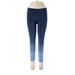 Calvin Klein Performance Active Pants - High Rise: Blue Activewear - Women's Size Large