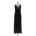 SONOMA life + style Casual Dress: Black Solid Dresses - Women's Size Medium