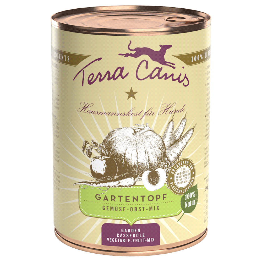Terra Canis jardinière de légumes, fruits pour chien - 24 x 400 g