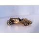An Italian Sterling Silver and Bronze Miniature Model of an Aston Martin Ulster by Medusa Oro