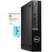 Dell OptiPlex 7010 Home/Business Mini Desktop (Intel i5-13500T 14-Core Intel UHD 770 64GB RAM 512GB PCIe SSD Wifi USB 3.2 HDMI Win 10 Pro) with Microsoft 365 Personal Dockztorm Hub