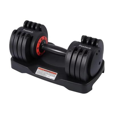 Adjustable Dumbbell Set with Anti-Slip Handle, 25Lbs/55Lbs 5 in 1 Free Weight Dumbbell for Home Gym Workouts - Black