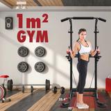 Home Gym Power Tower Multi-Functional Strength Training Fitness Equipment With Weight Rack, Barbell Stand
