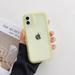 Case for iPhone 12 6.1 inch Clear Mobile Phone Case Soft TPU Silicone Case Non-Yellowing Crystal Case Scratch-Resistant Phone Case Slim Case Transparent Cover - Yellow