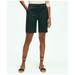 Brooks Brothers Women's Stretch Cotton Twill Bermuda Shorts | Black | Size 12