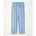 Brooks Brothers Men's Cotton Oxford Windowpane Lounge Pants | Blue | Size XL