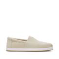 TOMS Men's Alp Fwd Cream Suede Espadrille Slip-On Shoes Brown/Natural, Size 8.5