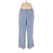 Banana Republic Casual Pants - High Rise Straight Leg Boyfriend: Blue Bottoms - Women's Size 8