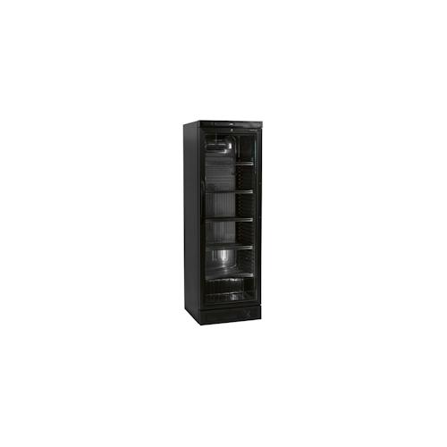 Nordcap Glastürkühlschrank KU 385 G Black, mit Umluftkühlung und Glastür mit Griff