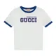 Gucci , Kids White T-Shirts and Polos ,White unisex, Sizes: 8 Y, 6 Y