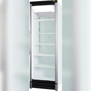 Nordcap Glastürtiefkühlschrank MF 180, mit Umluftkühlung und Glastür im Aluminiumrahmen Image