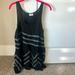 Free People Tops | Intimately Free People Black Baby Doll Tunic, Tank Top With Lace. Size Medium. | Color: Black/Gray | Size: M