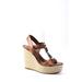 Kate Spade Shoes | Kate Spade Womens Studded Ankle Strap Espadrille Wedge Heels Brown Size 8.5 | Color: Brown | Size: 8.5