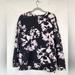 Athleta Tops | Athleta Sweatshirt Tie Dye Womens M Black Purple Pullover Crewneck | Color: Black/Purple | Size: M